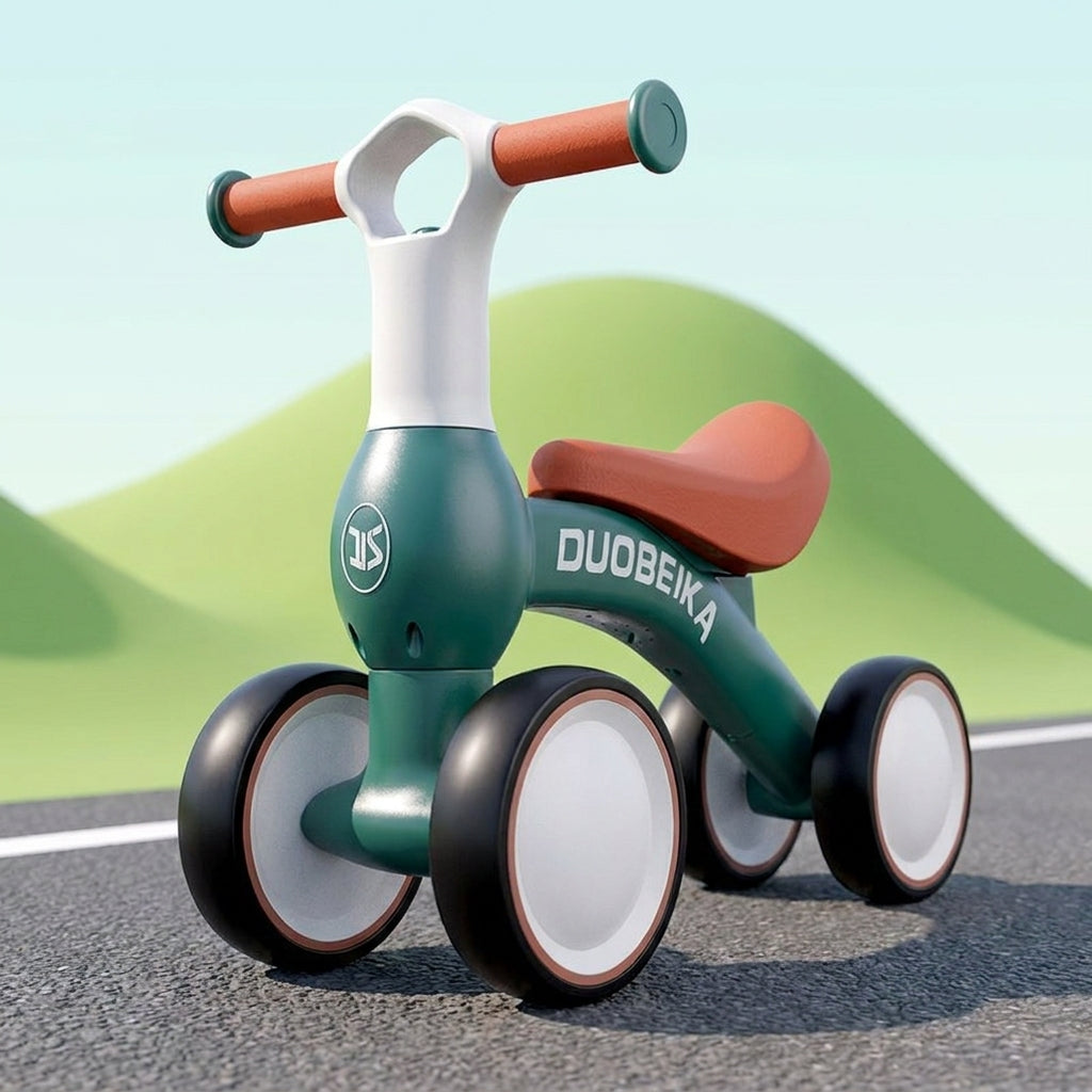 Draisienne porteur bébé 4 roues rouge ou vert | PROJETVELO