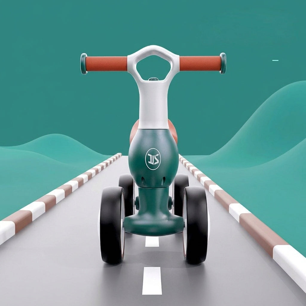Draisienne porteur bébé 4 roues rouge ou vert | PROJETVELO