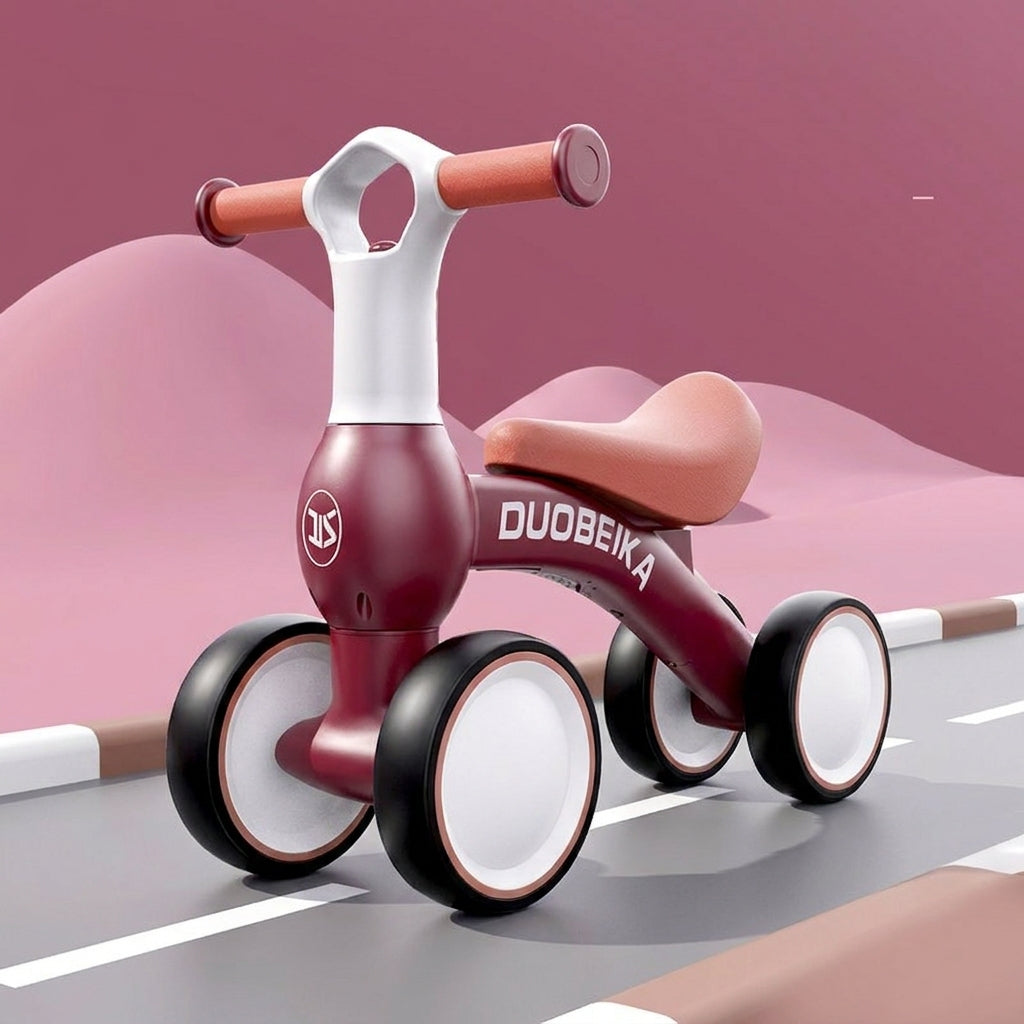Draisienne porteur bébé 4 roues rouge ou vert | PROJETVELO