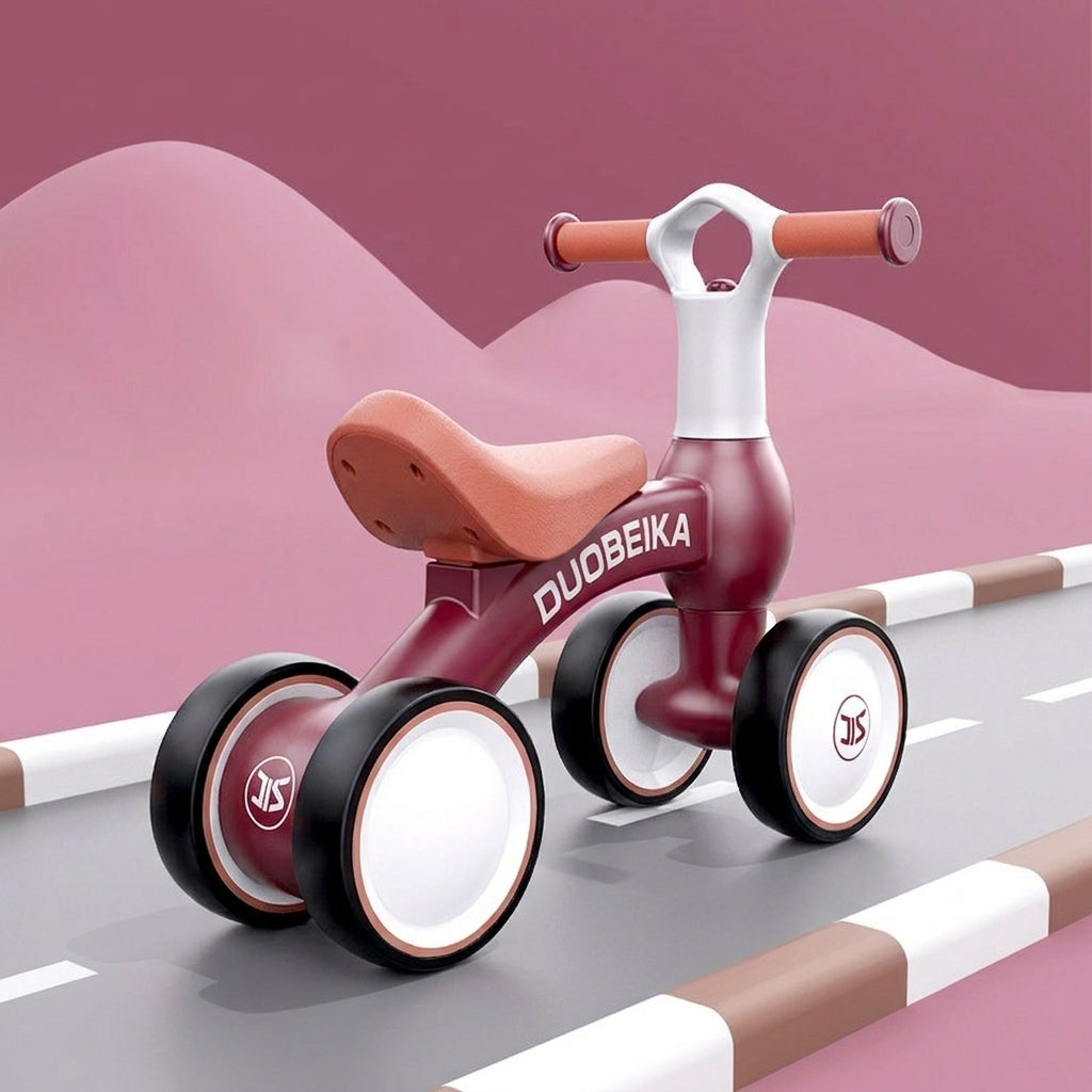 Draisienne porteur bébé 4 roues rouge ou vert | PROJETVELO