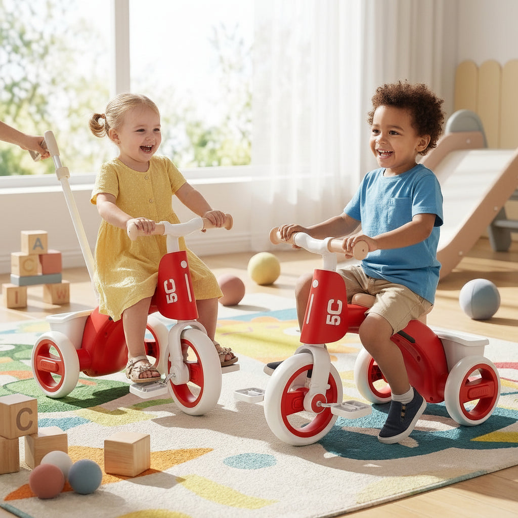 Tricycle enfant évolutif sons lumières design scooter | PROJETVELO