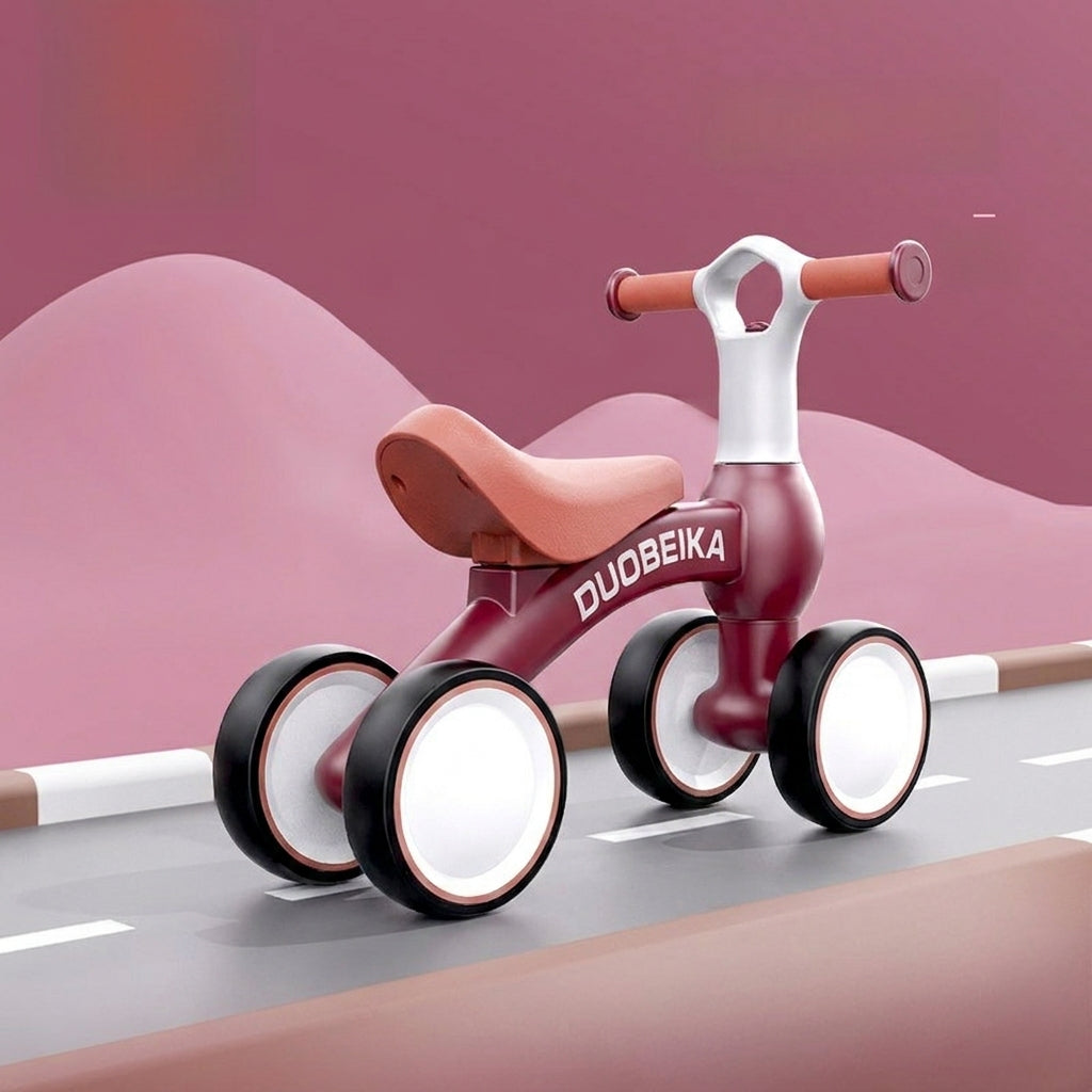 Draisienne porteur bébé 4 roues rouge ou vert | PROJETVELO