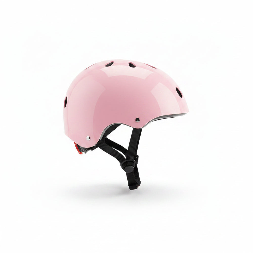 Casque vélo enfant rose ajustable draisienne trottinette | PROJETVELO