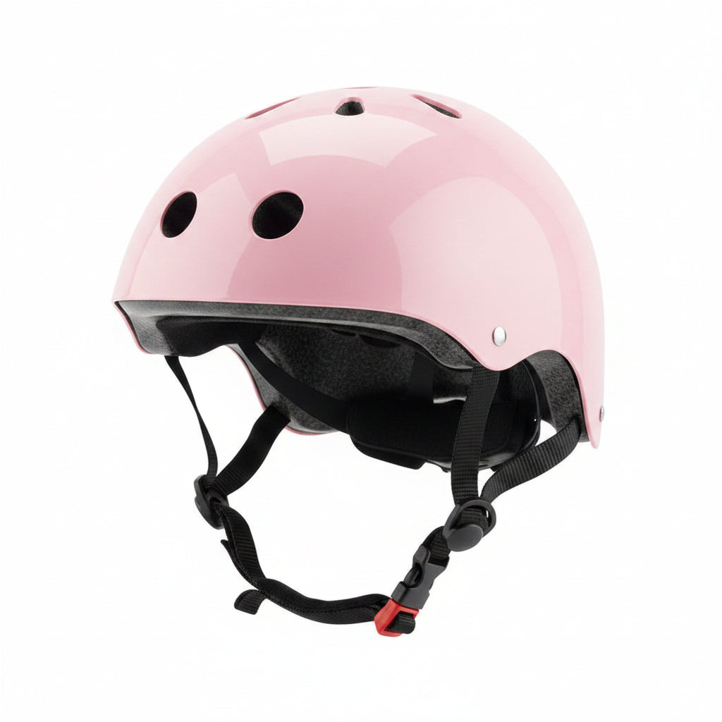 Casque vélo enfant rose ajustable draisienne trottinette | PROJETVELO