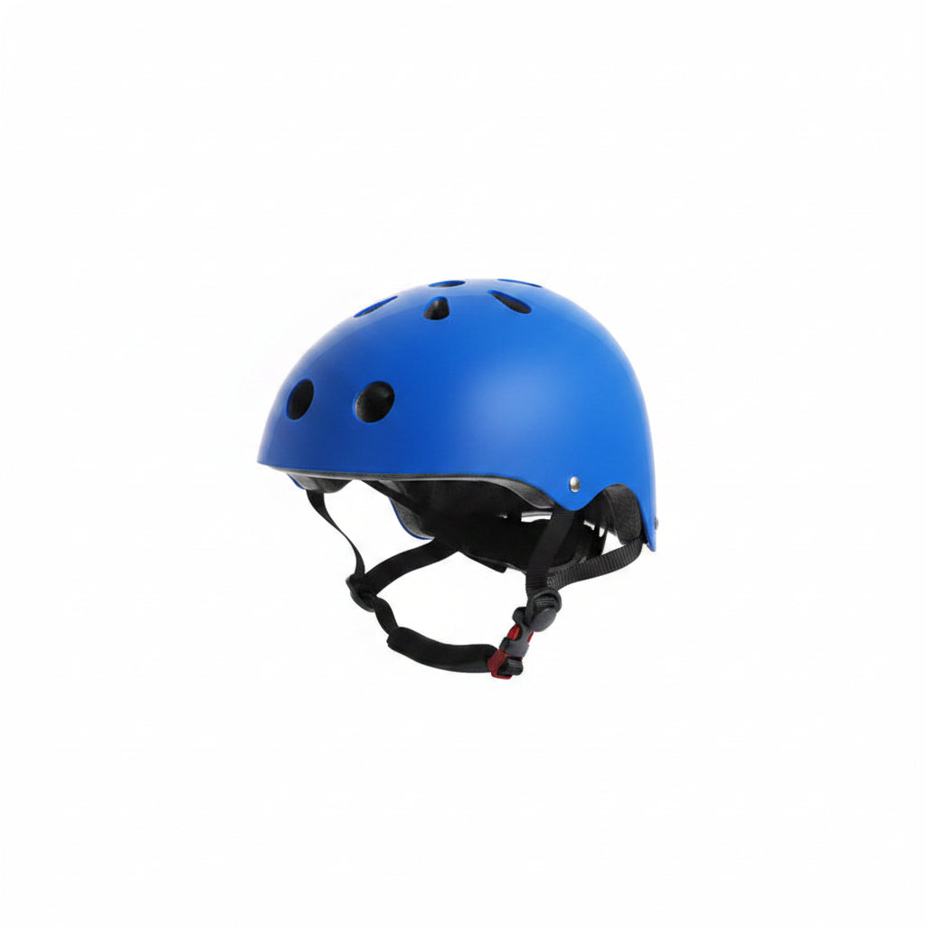 Casque vélo enfant bleu ajustable trottinette roller | PROJETVELO