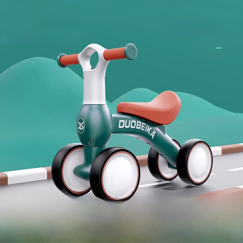 Draisienne porteur bébé 4 roues rouge ou vert | PROJETVELO