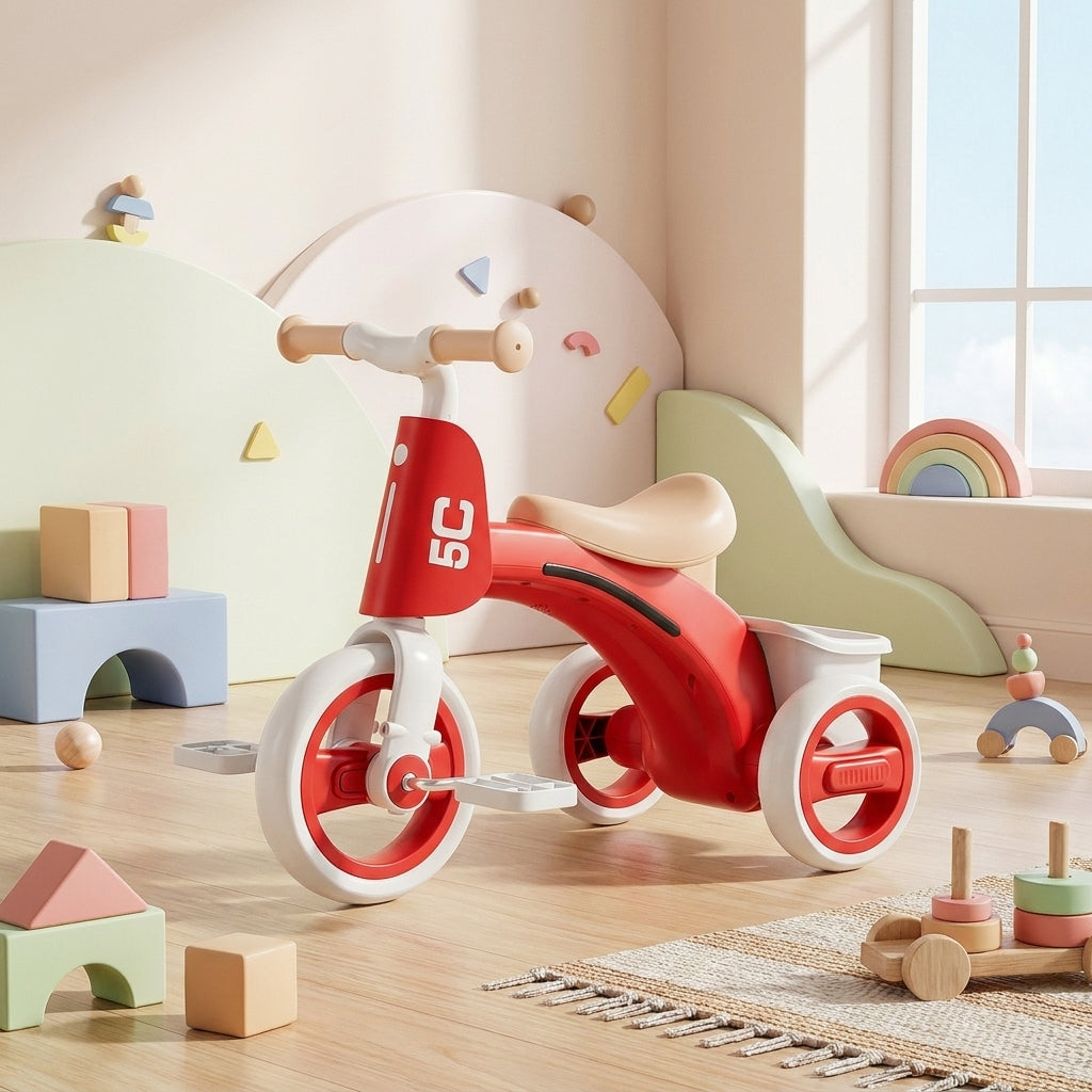 Tricycle enfant évolutif sons lumières design scooter | PROJETVELO