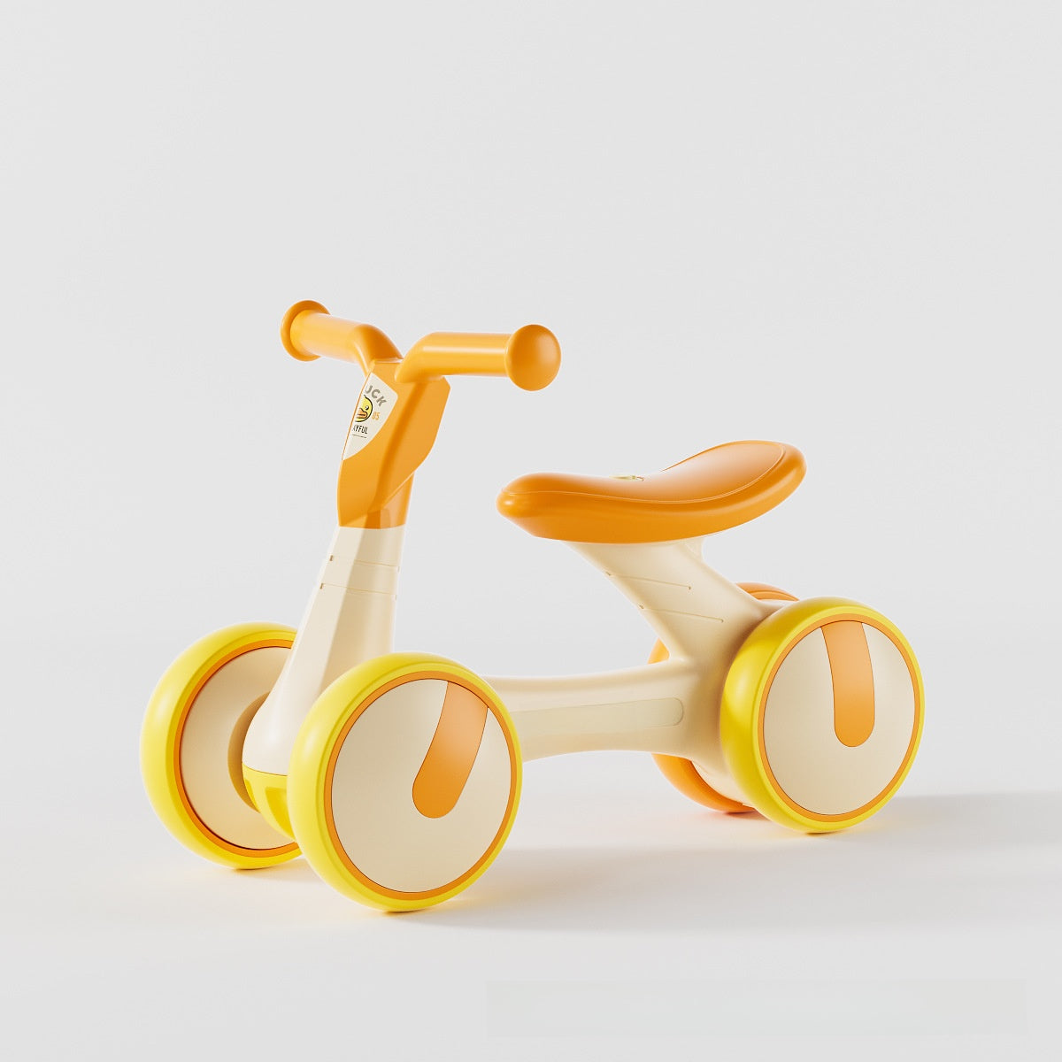 Draisienne bébé 4 roues beige premiers déplacements | PROJETVELO