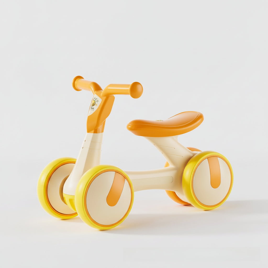 Draisienne bébé 4 roues beige premiers déplacements | PROJETVELO