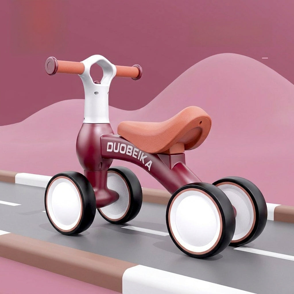 Draisienne porteur bébé 4 roues rouge ou vert | PROJETVELO