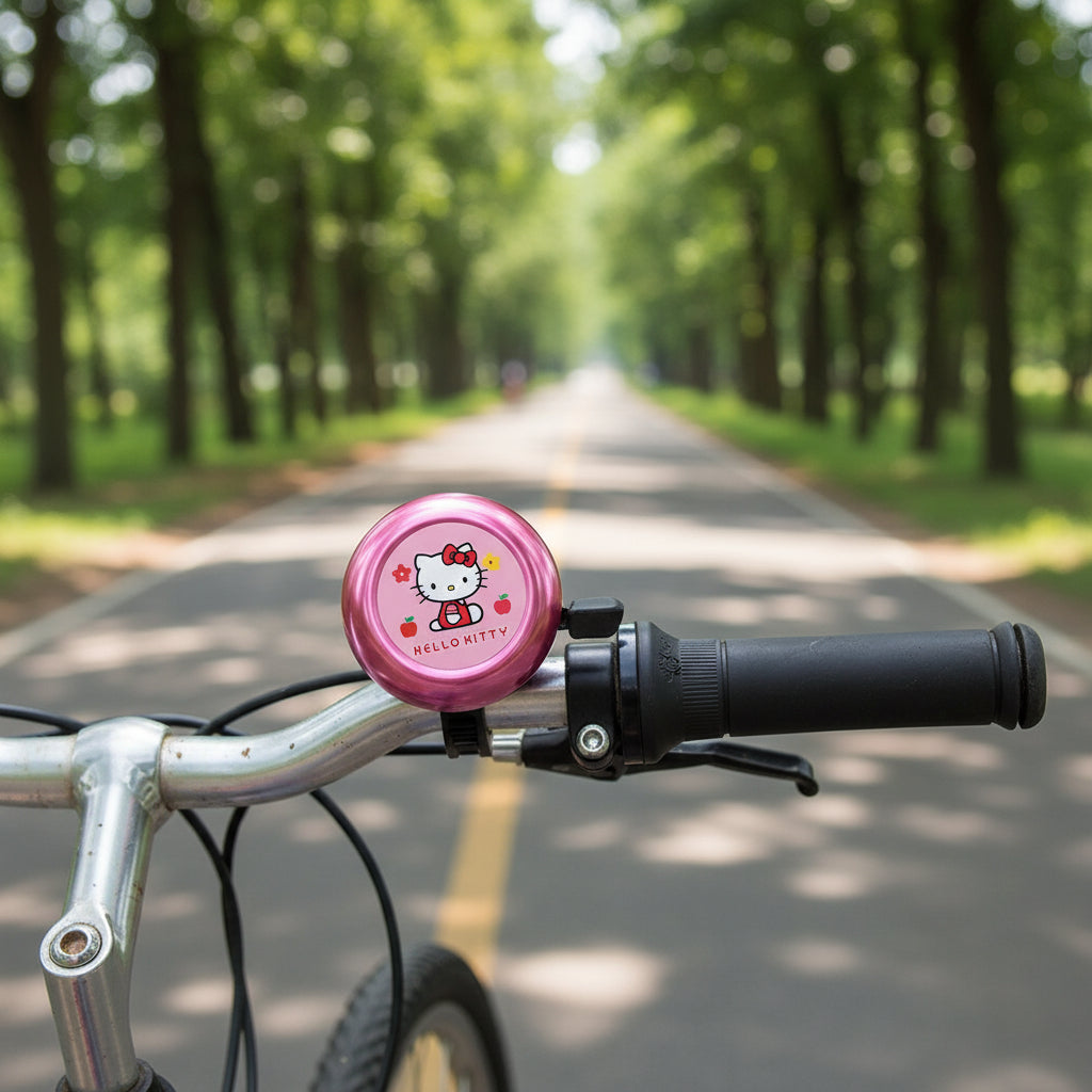 Sonnette vélo enfant rose guidon draisienne trottinette | PROJETVELO