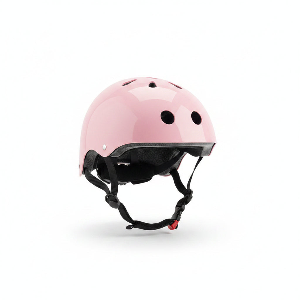 Casque vélo enfant rose ajustable draisienne trottinette | PROJETVELO