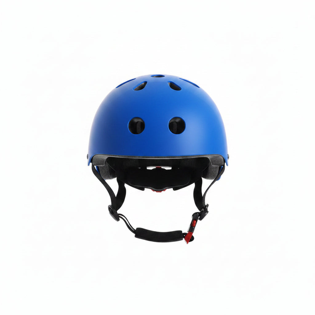 Casque vélo enfant bleu ajustable trottinette roller | PROJETVELO