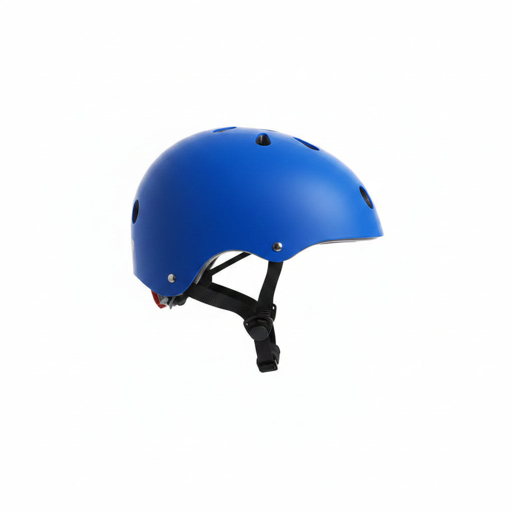 Casque vélo enfant bleu ajustable trottinette roller | PROJETVELO