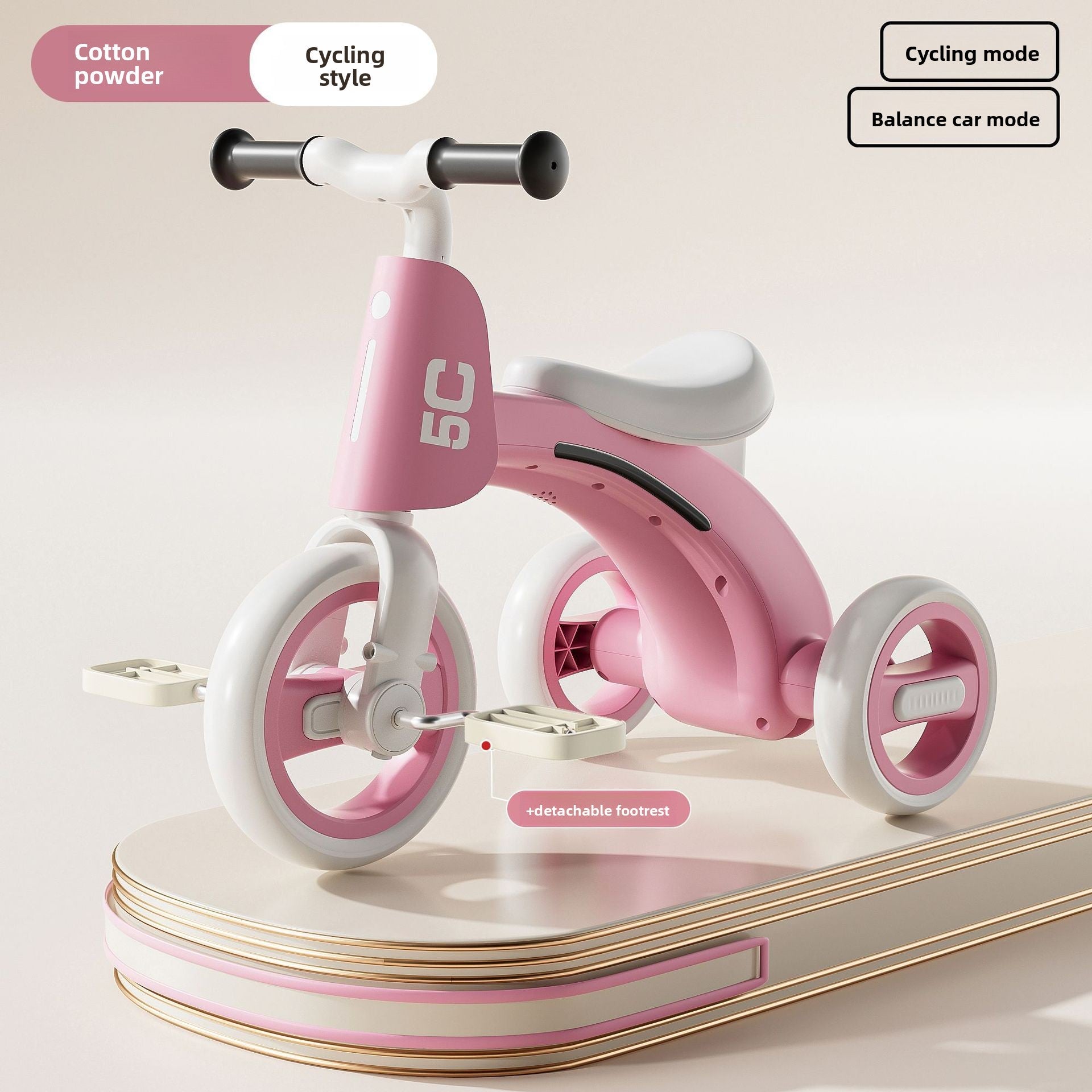 Tricycle enfant évolutif sons lumières design scooter | PROJETVELO