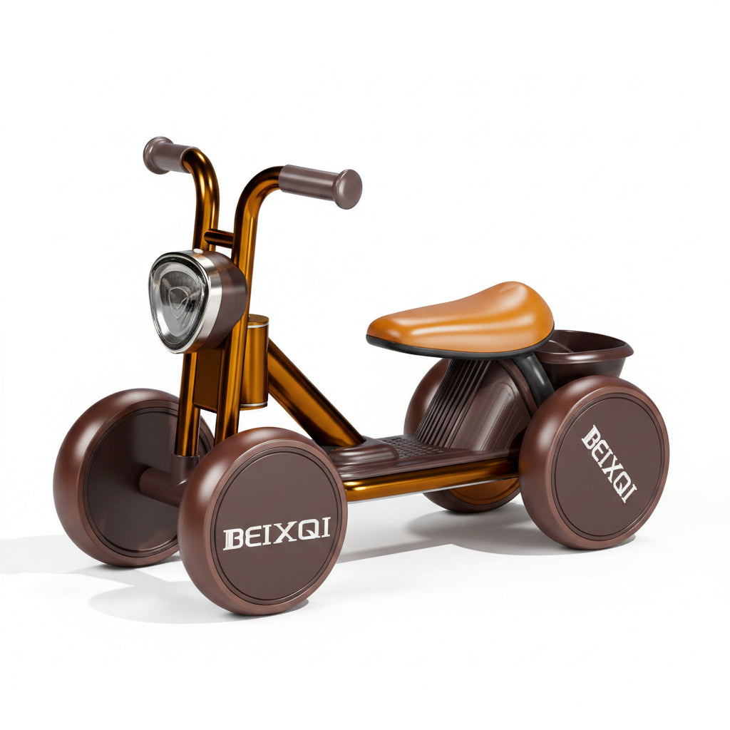 Draisienne moto enfant style vintage sons et lumières | PROJETVELO